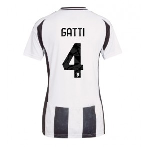 Billiga Juventus Federico Gatti #4 Hemmatröja Dam 2024-25 Kortärmad